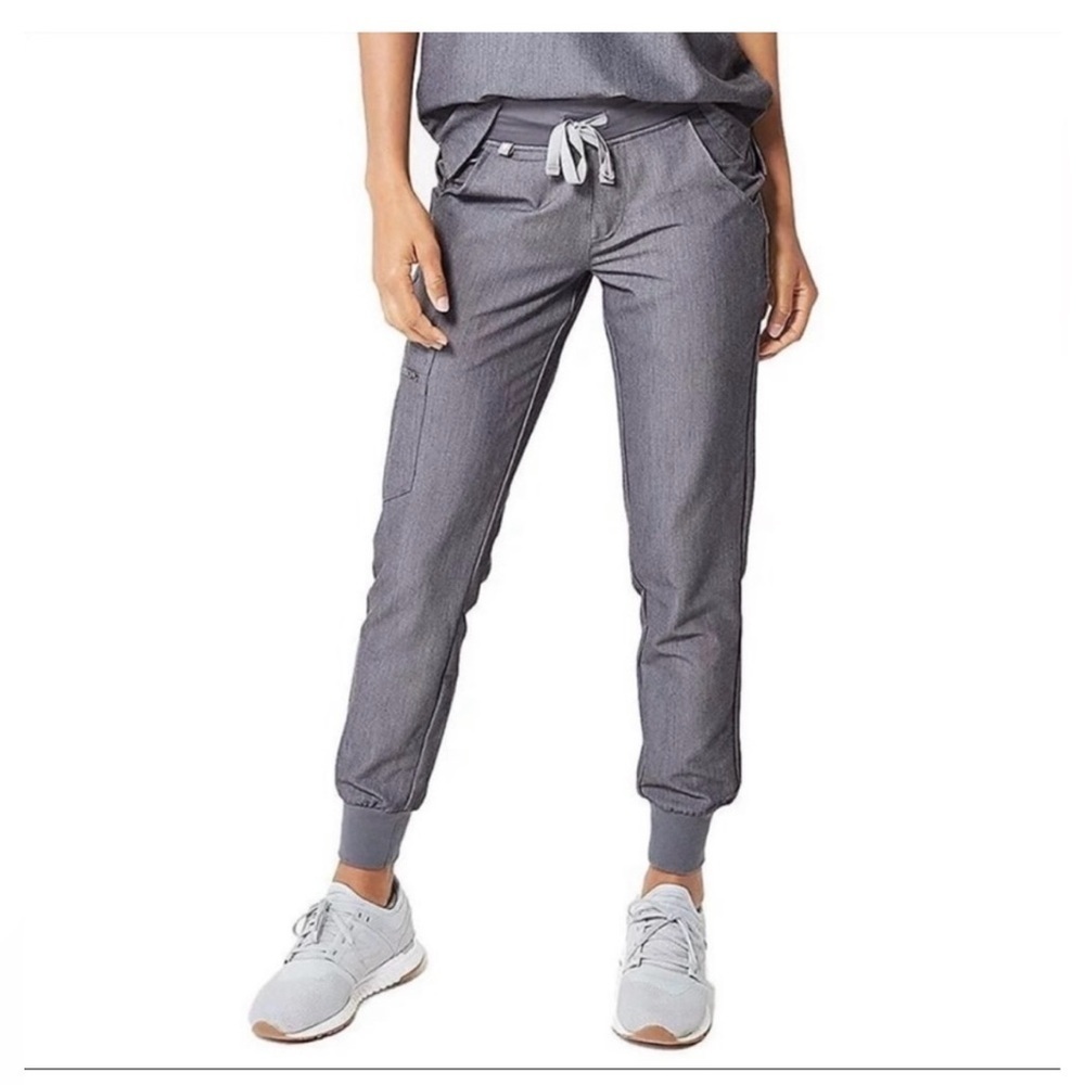 FIGS Zamora Graphite Scrub Jogger Size M PO1666